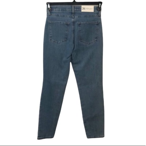 Yoga Jeans Floral Embroidered Ankle Skinny Jeans - Picture 2 of 11